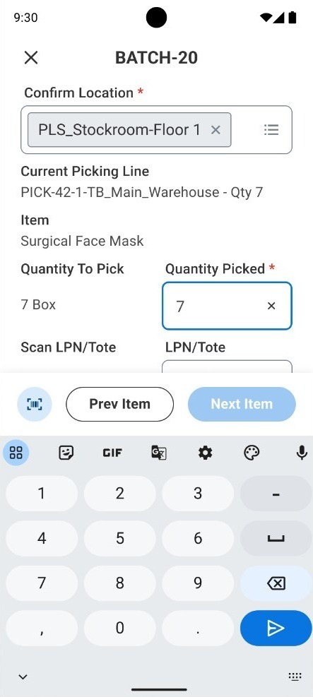 After — quantity auto-advance